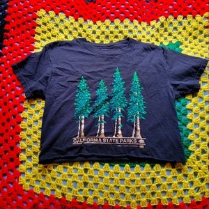 VINTAGE California State Parks Crop Top